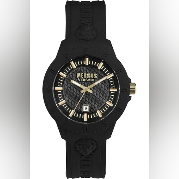 Versus Versace Black and Gold Women's Watch - Picture 1 of 10